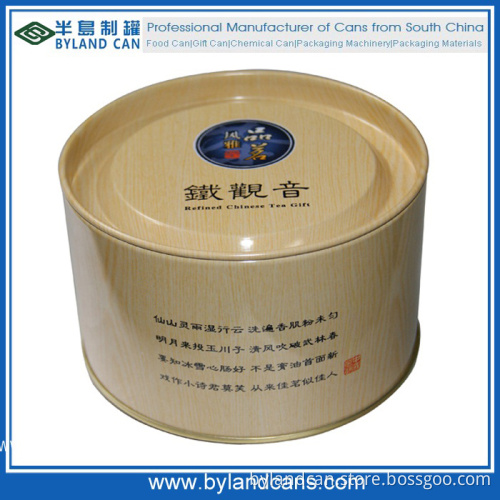 Small Round Tea Box
